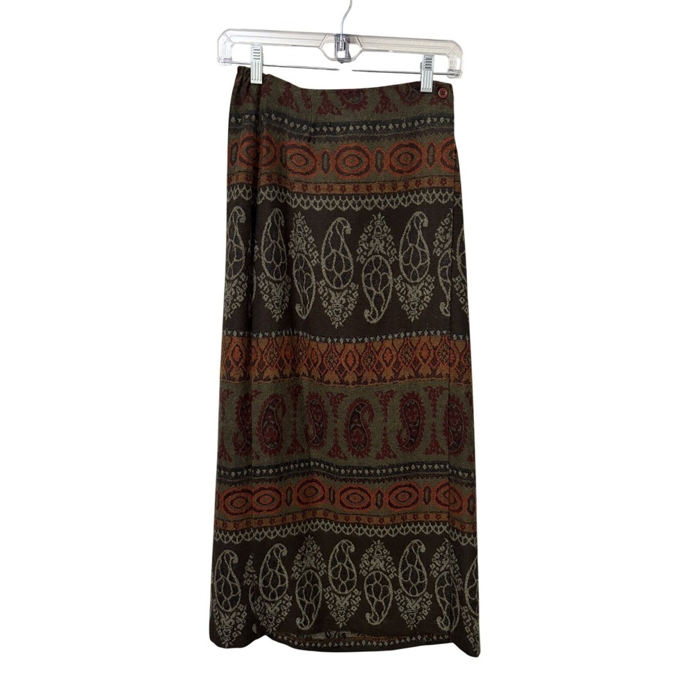 Vintage Whimsical Boho Wrap Skirt Indie Cottagecore Goblincore Fairy Grunge